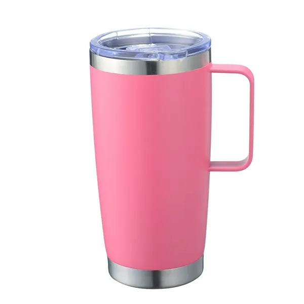 20oz Stainless Steel Insulated Tumbler with Handle and Lid