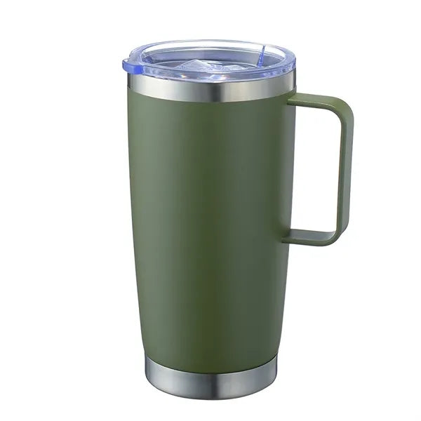 20oz Stainless Steel Insulated Tumbler with Handle and Lid