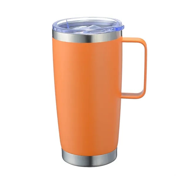 20oz Stainless Steel Insulated Tumbler with Handle and Lid