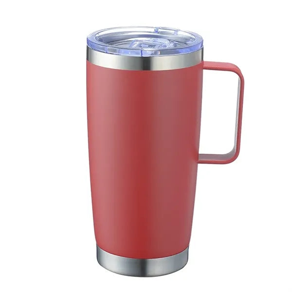 20oz Stainless Steel Insulated Tumbler with Handle and Lid