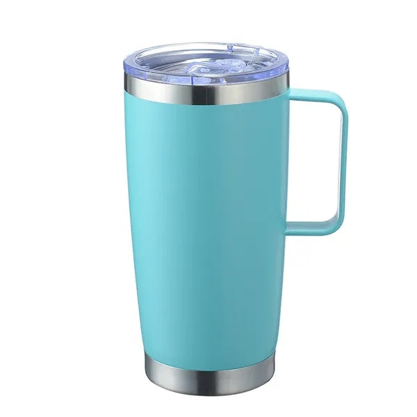20oz Stainless Steel Insulated Tumbler with Handle and Lid