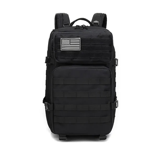 45L Camo Tactical Backpack with MOLLE System for Outdoor Use