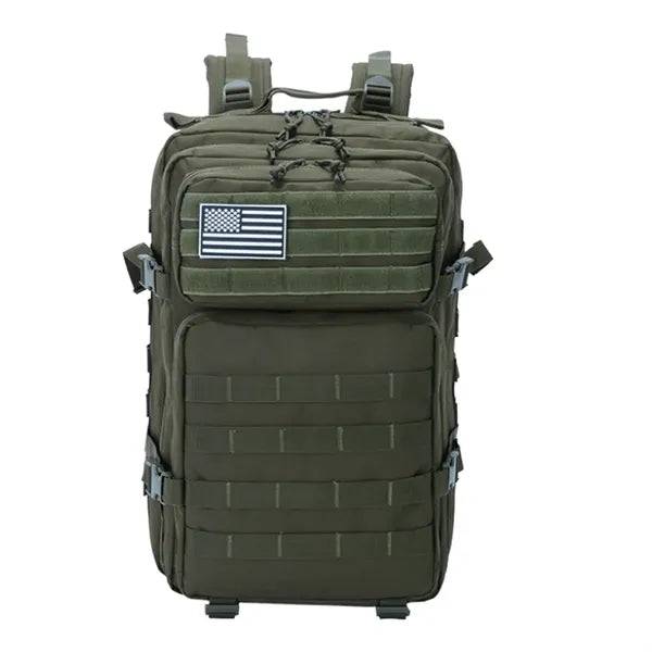 45L Camo Tactical Backpack with MOLLE System for Outdoor Use