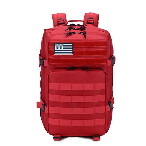 45L Camo Tactical Backpack with MOLLE System for Outdoor Use