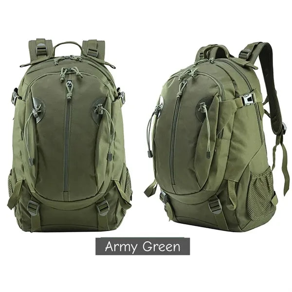 30L Camo Tactical Backpack with MOLLE System for Outdoor Use