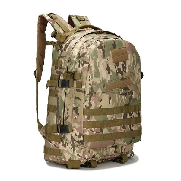 45L Tactical Backpack with MOLLE System for Outdoor Use
