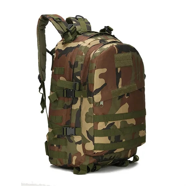 45L Tactical Backpack with MOLLE System for Outdoor Use