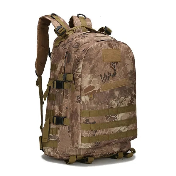 45L Tactical Backpack with MOLLE System for Outdoor Use