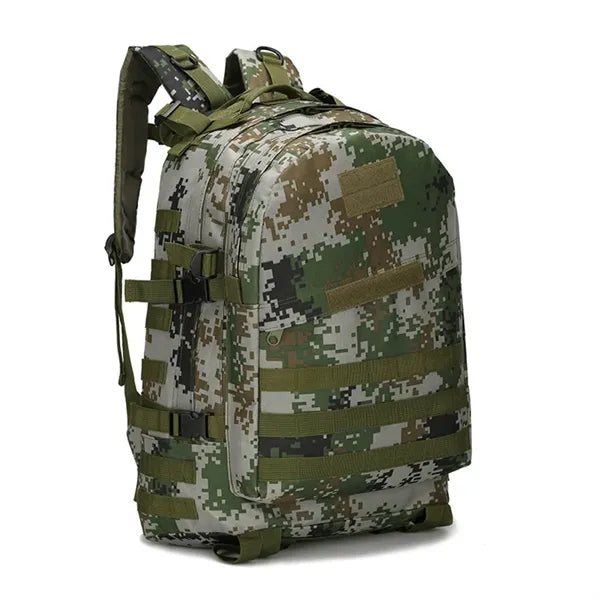 45L Tactical Backpack with MOLLE System for Outdoor Use