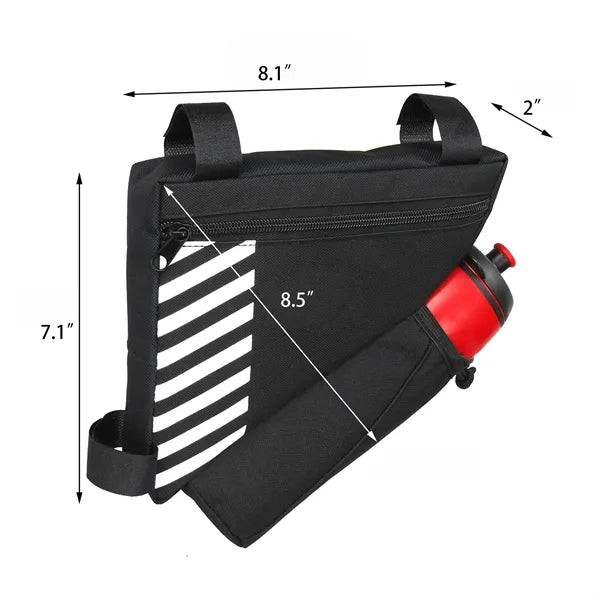 Bike Triangle Frame Bag with Bottle Holder