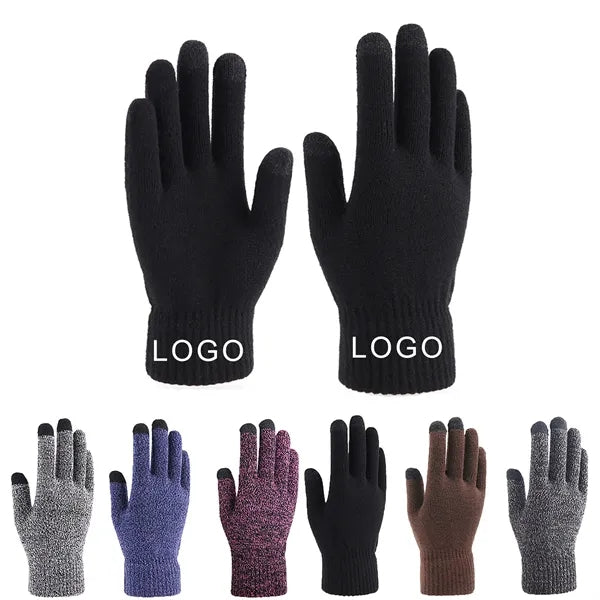 Touch screen Elastic Thermal knit Warm Gloves