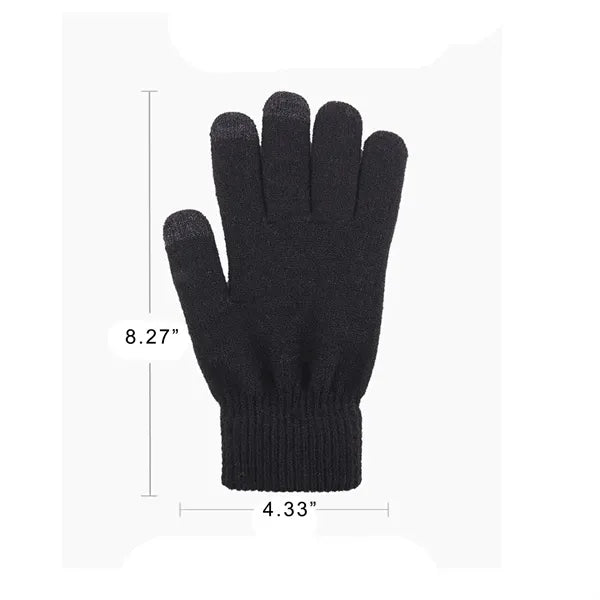 Touch screen Elastic Thermal knit Warm Gloves