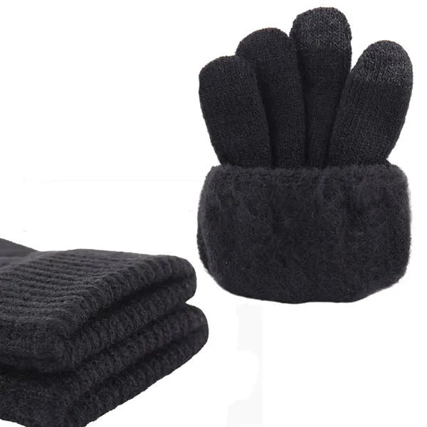 Touch screen Elastic Thermal knit Warm Gloves