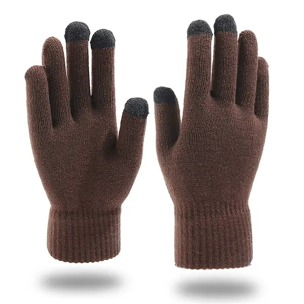 Touch screen Elastic Thermal knit Warm Gloves