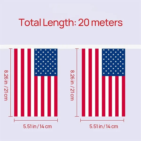 Independence Day Banner American Flag