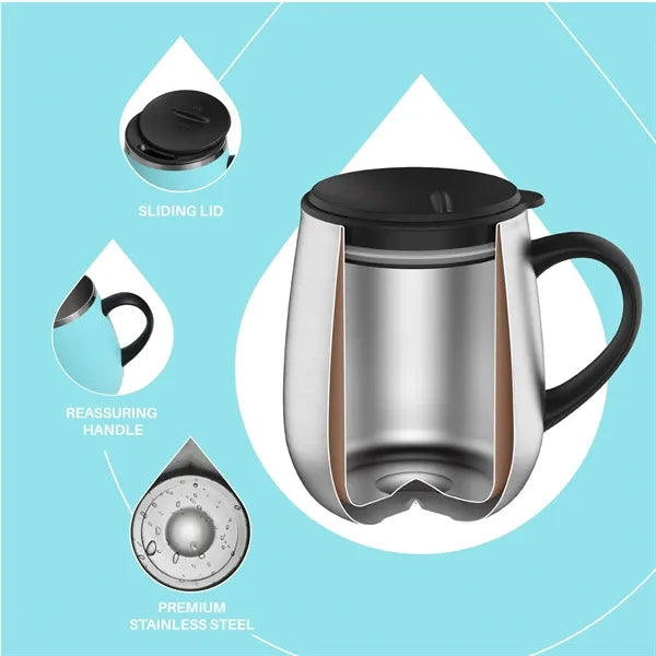 Coffee Mug with Handle and Lid