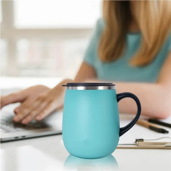 Coffee Mug with Handle and Lid