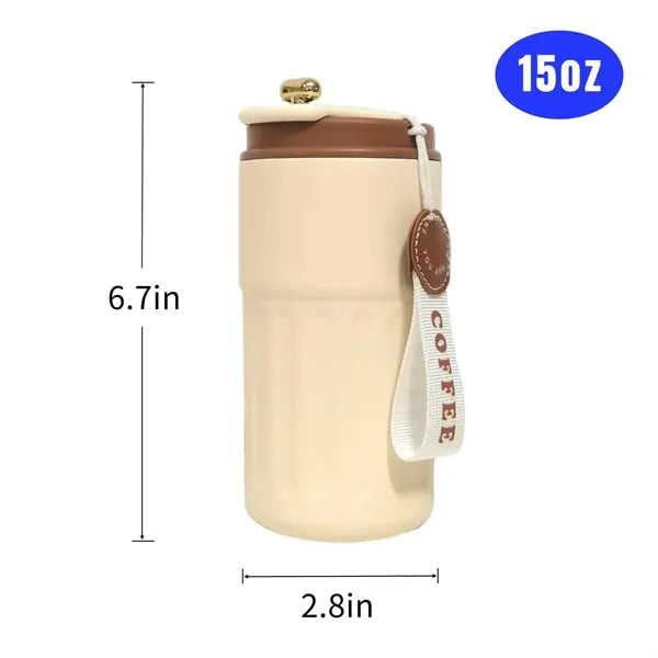 15 oz Stainless Steel Coffee Mug