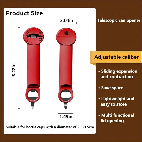 Retractable Magnetic Can Opener