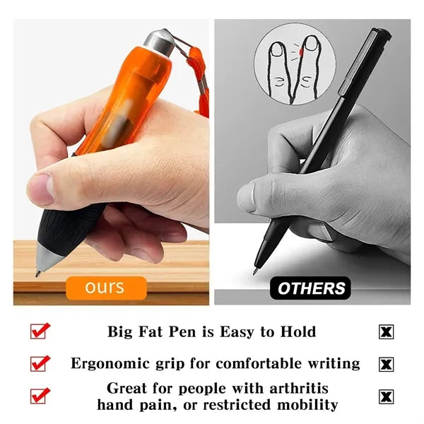 Black Heavy Weighted Ballpoint Pens