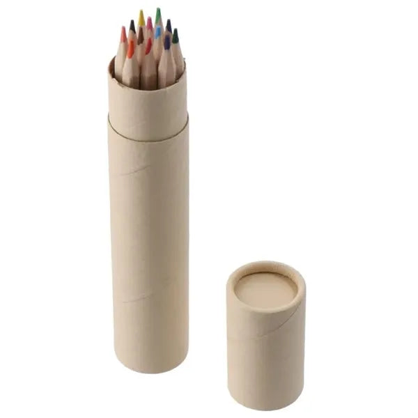 12 Pcs Wooden Highlighters