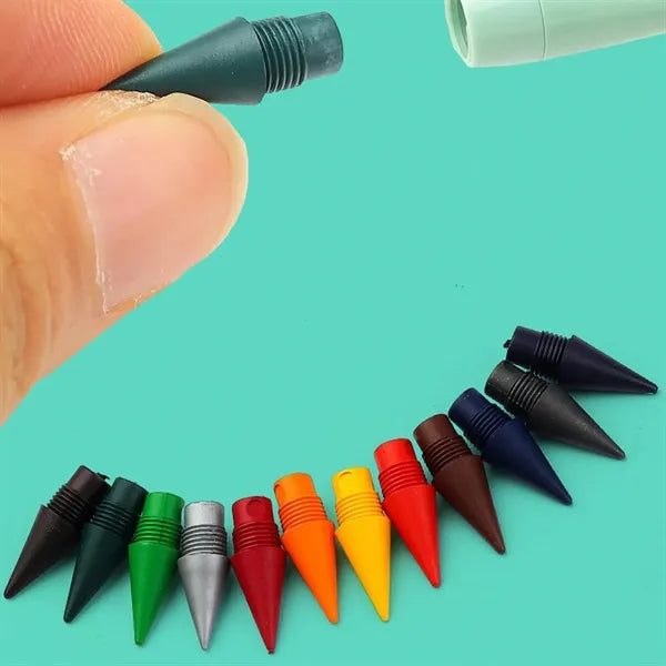 Set of 12 Erasable Colored Pencils for Drawing