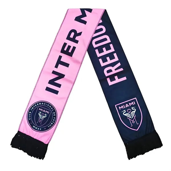 Acrylic Knitted Stadium Sports Scarf With Fringe