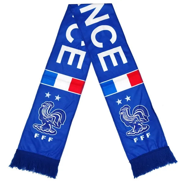Acrylic Knitted Stadium Sports Scarf With Fringe