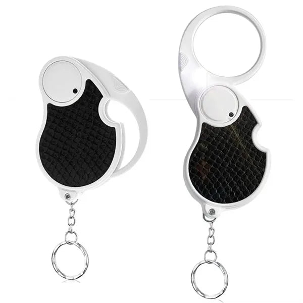 Foldable LED Keychain Magnifier with Light for Elderly
