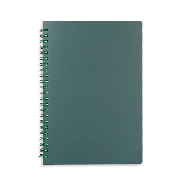 Plastic Hardcover Spiral Notebook 80 Sheets