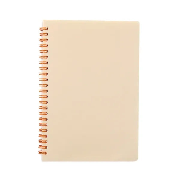 Plastic Hardcover Spiral Notebook 80 Sheets