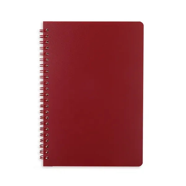 Plastic Hardcover Spiral Notebook 80 Sheets