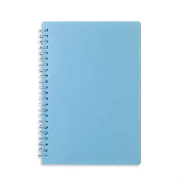 Plastic Hardcover Spiral Notebook 80 Sheets