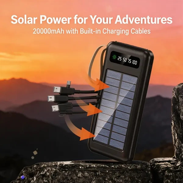 10000mAh Portable Solar Charger Power Bank
