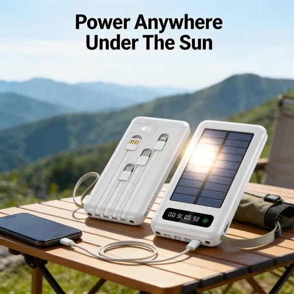 10000mAh Portable Solar Charger Power Bank