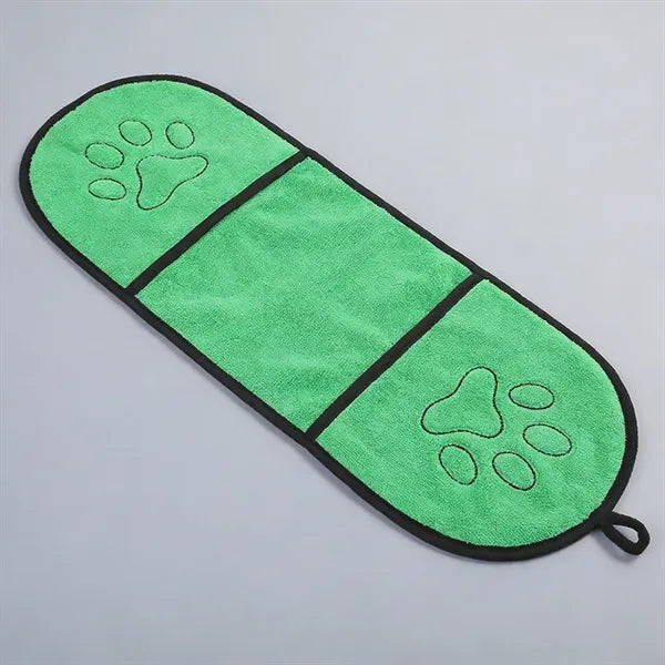 Absorbent Polyester Pet Towel with Hand Pockets
