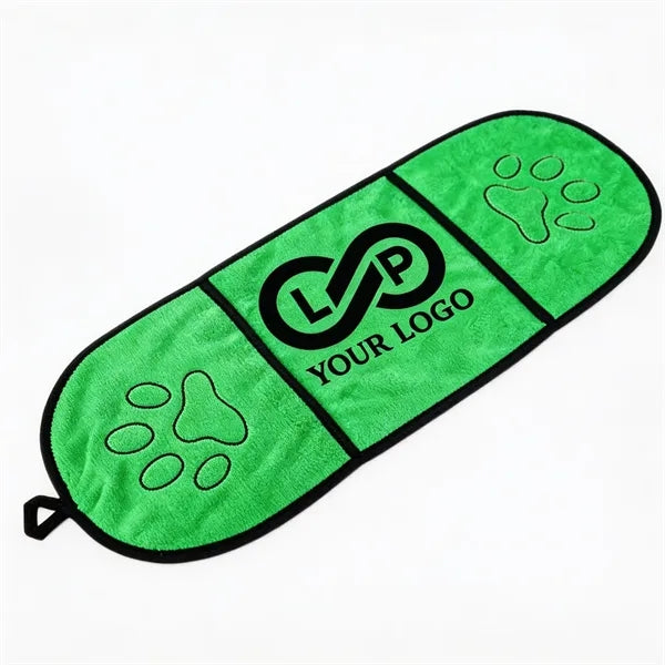 Absorbent Polyester Pet Towel with Hand Pockets