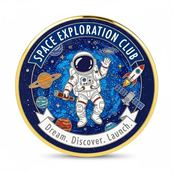 1.2" Round Domed Lapel Pin