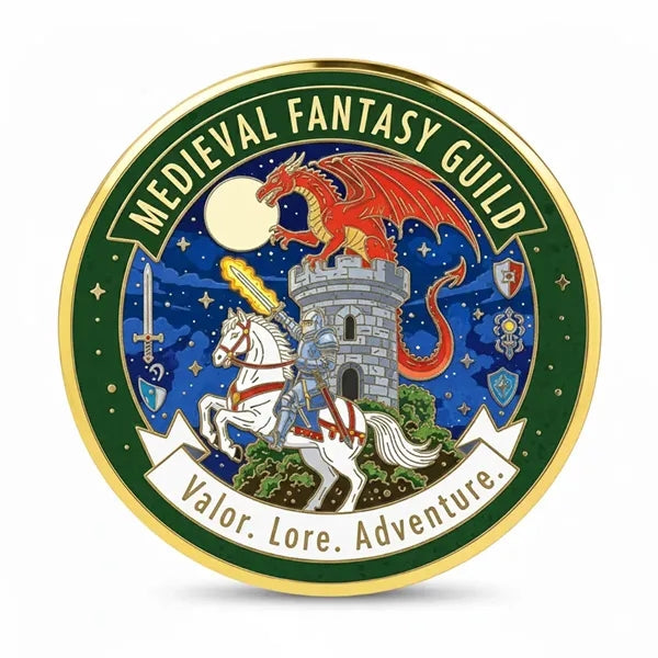 1.2" Round Domed Lapel Pin