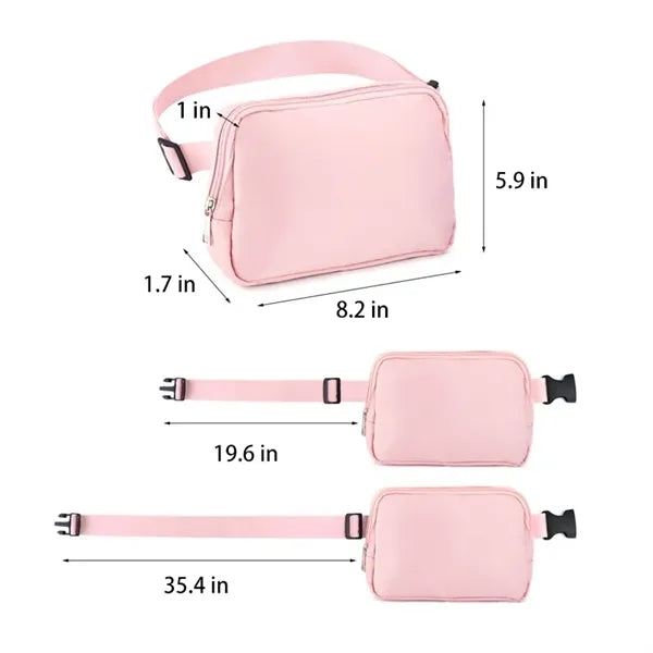 Nylon Adjustable Belt Chest Bag
