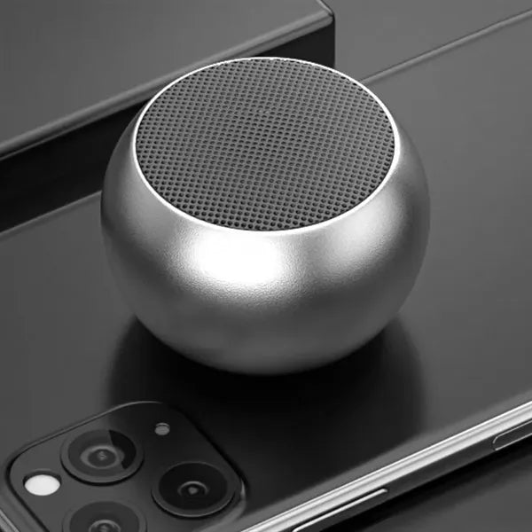 Electroplating Metal Wireless Round Mini Bluetooth Speaker