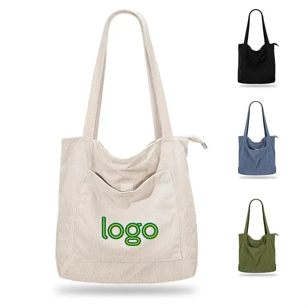 Corduroy Tote Bag