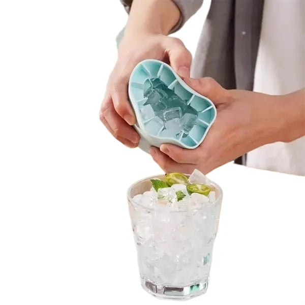 Silicone Ice Cube Tray With Lid