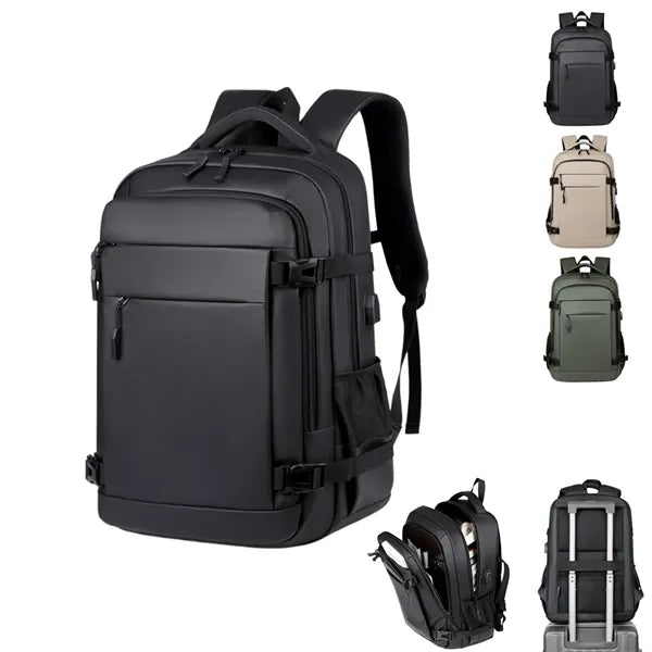 Large Travel Backpack with Luggage Sleeve for Business Trips