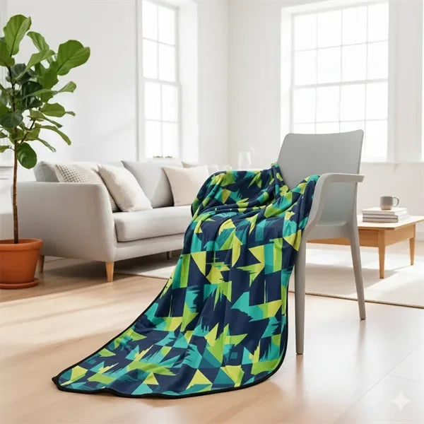300 GSM Soft Plush Flannel Throw Sublimation Blanket 50" X 6
