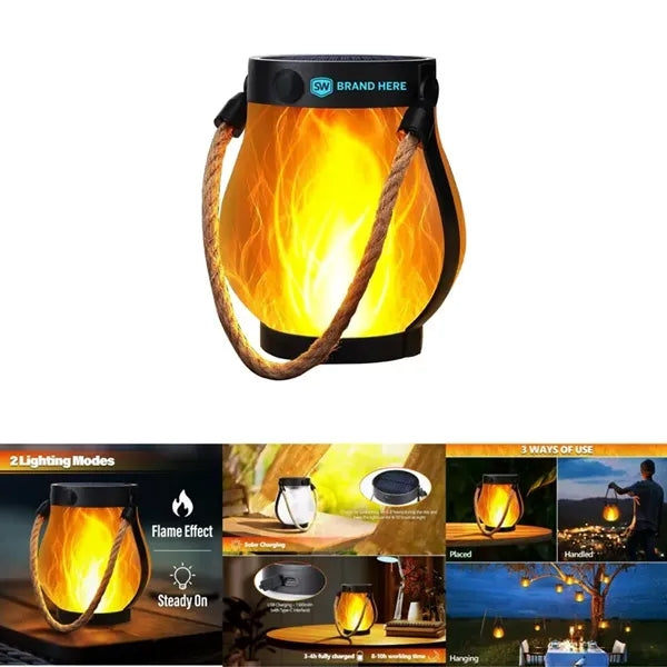 Solar Flame Lantern Lights