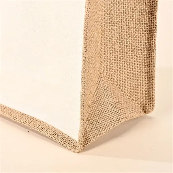 Natural Jute Shopping Tote Bag