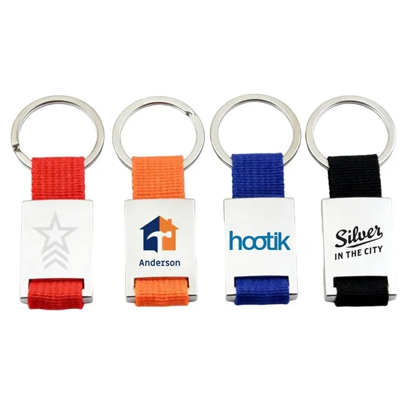 Metal Signature Keychain