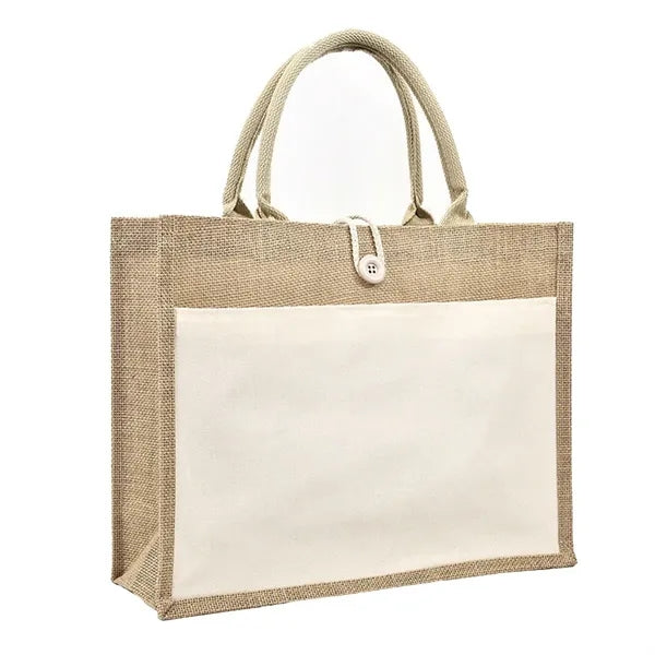 Burlap Jute Tote Bag