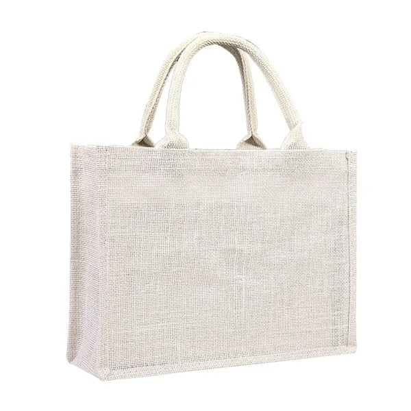 Burlap Jute Tote Bag